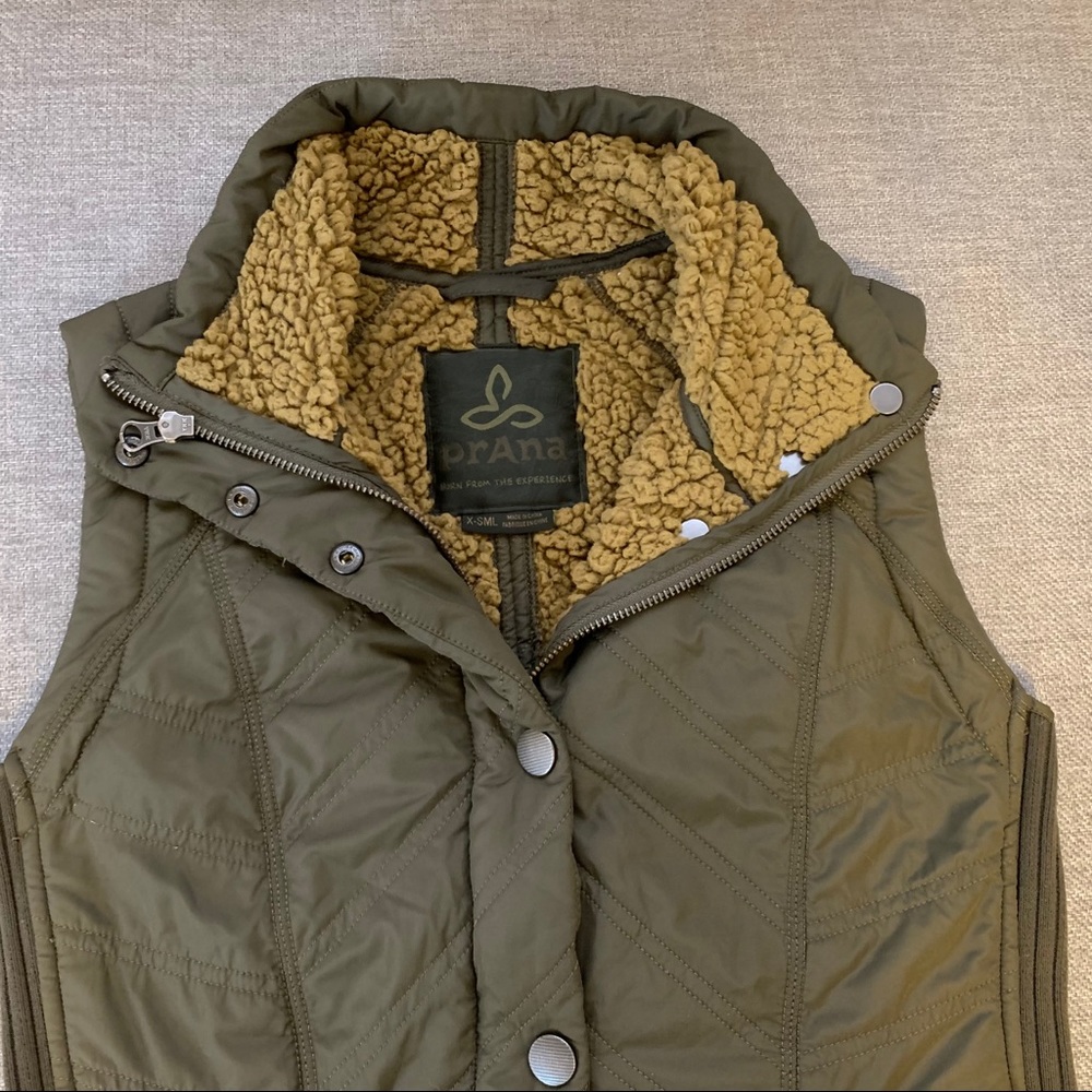 Prana Diva Vest - Size XS - Slate Green